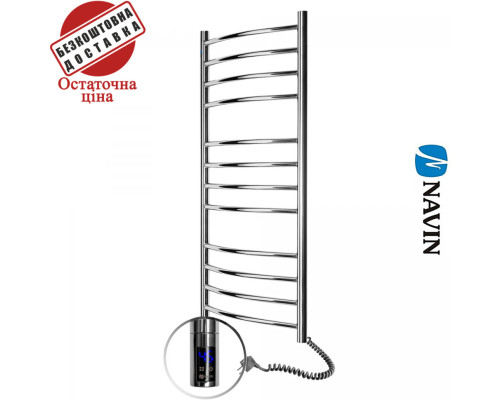 Сушка для рушників Електро Navin Камелія 48*120 Sensor, таймер Україна Правий, (нерж.сталь)