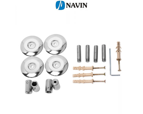 Сушка для рушників Електро Navin Largo 50*80 Sensor, таймер Україна Правий, (нерж.сталь)