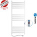 Сушка для рушників Електро Navin Ellipse 50*120 Sensor, таймер Білий, Лівий, (вуглецева сталь)