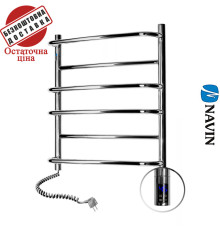 Сушка для рушників Електро Navin Омега 53*60 Sensor, таймер Україна Лівий (нерж.сталь)