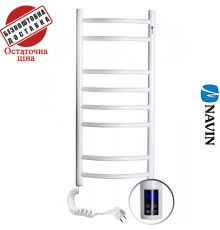 Сушка для рушників Електро Navin Камелія 36*80 Sensor, таймер Білий, Лівий (вуглецева сталь)