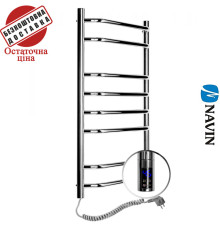 Сушка для рушників Електро Navin Симфонія 48*60 Sensor, таймер Україна Лівий (нерж.сталь)