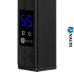 Сушка для рушників Електро Navin Largo 50*80 Sensor, таймер чорний муар, Правий (вуглецева сталь) Україна