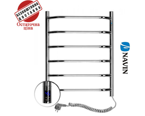 Сушка для рушників Електро Navin Блюз 48*60 Sensor, таймер Україна Правий, (нерж.сталь)