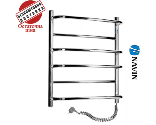 Сушка для рушників Електро Navin Омега 53*60 Україна Правий, (нерж.сталь)