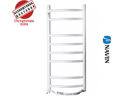 Сушка для рушників Електро Navin Камелія 36*80 Білий, Правий (вуглецева сталь)