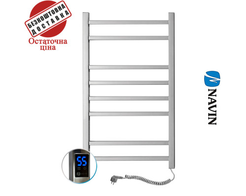 Сушка для рушників Електро Navin Loft 50*80 Sensor, таймер Україна Правий, (нерж.сталь)