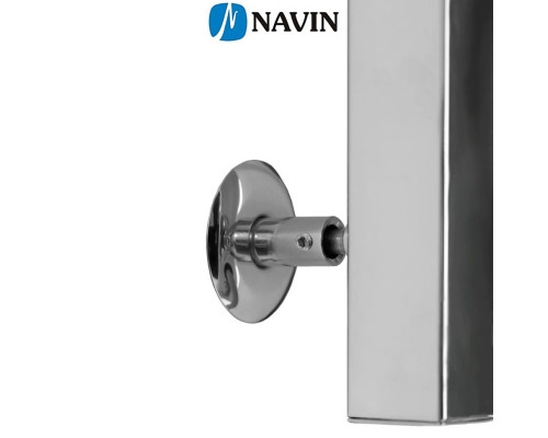 Сушка для рушників Електро Navin Ellipse 50*100 Sensor, таймер Україна Лівий (нерж.сталь)