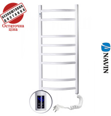 Сушка для рушників Електро Navin Камелія 36*80 Sensor, таймер Білий, Правий (вуглецева сталь)