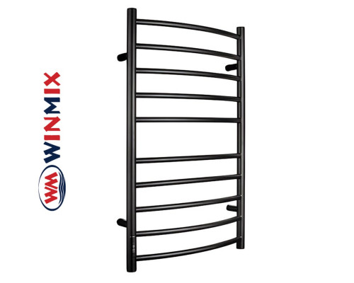 Сушка для рушників електричний Winmix Style EPS-5286R-10TB з таймером (чорний, правий, 10 перекладин)