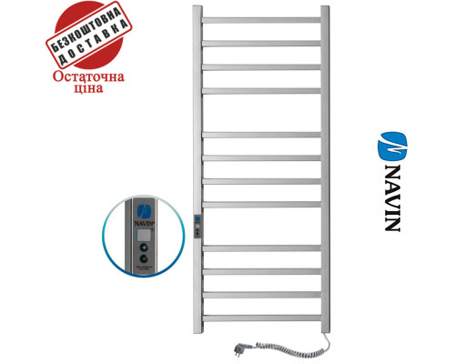 Сушка для рушників Електро Navin Loft 50*120 Sensor, таймер Україна Правий, (нерж.сталь)