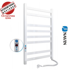 Сушка для рушників Електро Navin Авангард 48*80 Sensor таймер, Білий Правий (вуглецева сталь) Україна
