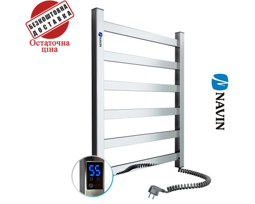 Сушка для рушників Електро Navin Авангард 48*60 Sensor, таймер Правий (нерж.сталь) Україна