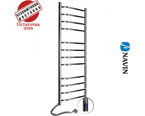 Сушка для рушників Електро Navin Блюз 48*120 Sensor, таймер Україна Лівий (нерж.сталь)