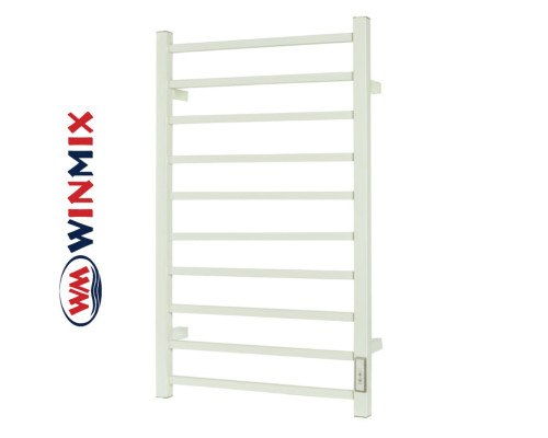 Полотенцесушитель электрический Winmix Better EPB-5386R-10T-WHITE с таймером (белый, правый, 10 перекладин)