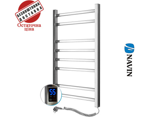 Сушка для рушників Електро Navin Loft 50*80 Sensor, таймер Україна Правий, (нерж.сталь)