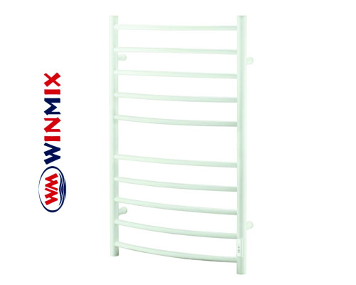 Полотенцесушитель электрический Winmix Fine EPF-5386R-10T-WHITE с таймером (белый, правый, 10 перекладин)