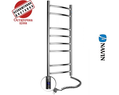 Сушка для рушників Електро Navin Камелія 36*80 Sensor, таймер Україна Правий, (нерж.сталь)