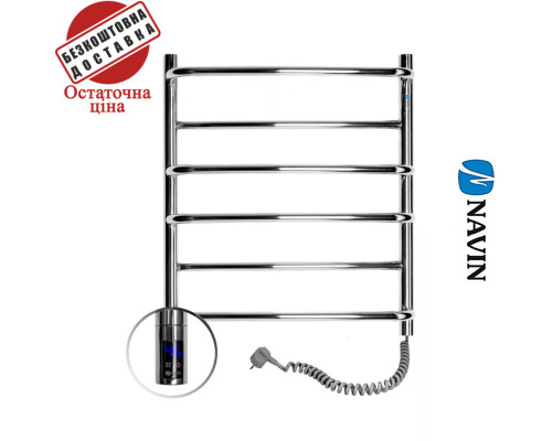 Сушка для рушників Електро Navin Омега 53*60 Sensor, таймер Україна Правий, (нерж.сталь)