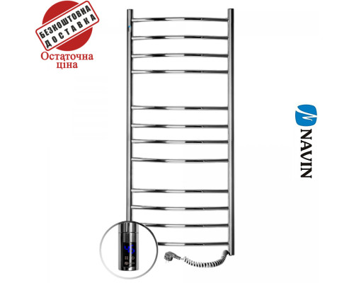 Сушка для рушників Електро Navin Камелія 48*120 Sensor, таймер Україна Правий, (нерж.сталь)