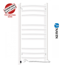 Сушка для рушників Електро Navin Камелія 48*100 Sensor, таймер Білий, Правий (вуглецева сталь) Україна