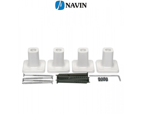 Сушка для рушників Електро Navin Ellipse 50*120 Sensor, таймер Білий, Правий (вуглецева сталь)