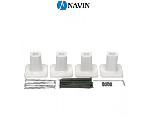 Сушка для рушників Електро Navin Loft 50*100 Sensor, таймер Білий, Лівий (вуглецева сталь) Україна