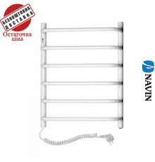 Сушка для рушників Електро Navin Симфонія 48*60 Білий, Лівий (вуглецева сталь) Україна
