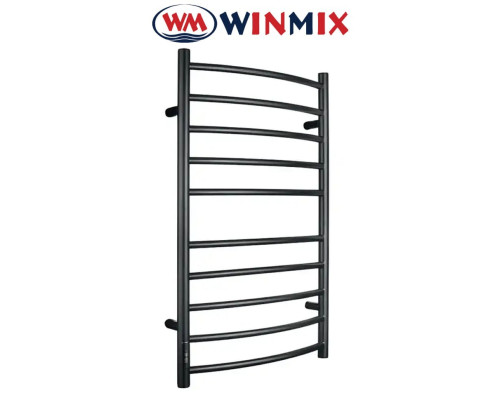 Полотенцесушитель электрический Winmix Fine Style EPS-5286R-10TB-Black с таймером (чёрный, правый, 10 перекладин)