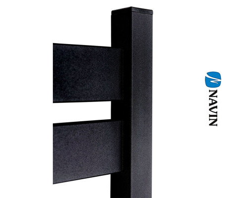 Сушка для рушників Navin Largo 50*80, чорний муар, (нижнє підключення) Україна