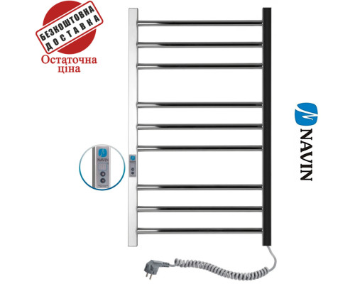 Сушка для рушників Електро Navin Класик Квадро 50*80 Sensor, таймер Україна Правий, (нерж.сталь)