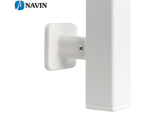 Сушка для рушників Електро Navin Ellipse 50*120 Sensor, таймер Білий, Правий (вуглецева сталь)