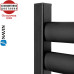 Сушка для рушників Електро Navin Ellipse 50*120 Sensor, таймер чорний муар, Лівий (вуглецева сталь)