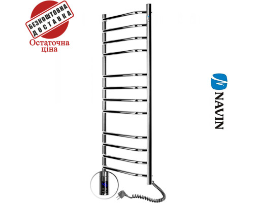 Сушка для рушників Електро Navin Блюз 48*120 Sensor, таймер Україна Правий, (нерж.сталь)