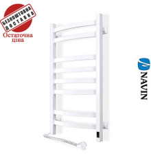 Сушка для рушників Електро Navin Avalon 48*80, Sensor, Лівий, Білий (сталь), Україна