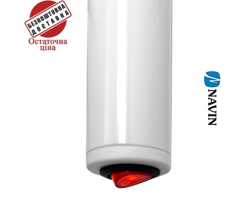 Сушка для рушників Електро Navin Силует 16*100 Білий, Правий (вуглецева сталь) Україна