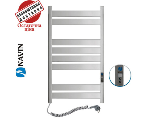 Сушка для рушників Електро Navin Largo 50*80 Sensor, таймер Україна Лівий (нерж.сталь)