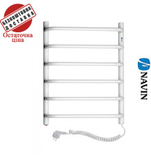 Сушка для рушників Електро Navin Симфонія 48*60 Білий, Правий (вуглецева сталь) Україна