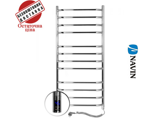 Сушка для рушників Електро Navin Блюз 48*120 Sensor, таймер Україна Правий, (нерж.сталь)