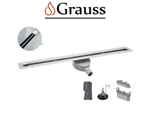 Душевой трап из нержавеющей стали SUS304 FD07-20x700-SLENDER, Grauss Чехия