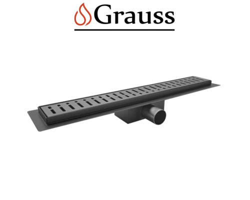 Душевой трап из нержавеющей стали SUS304 FD35-70x400-GRAPHITE, Grauss Чехия