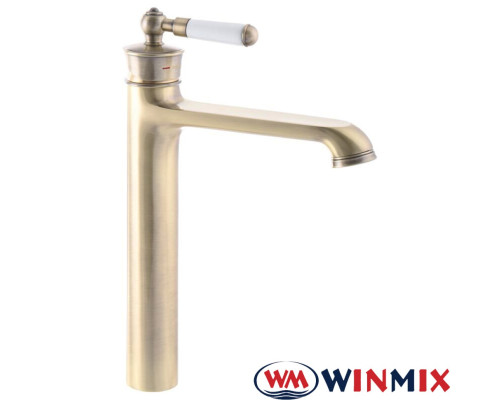Смеситель для умывальника WINMIX Premium Vintage Bronze (Chr-001) high, Польша