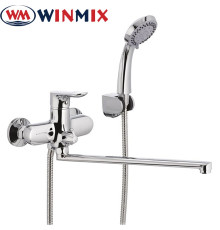 Смеситель для ванны длинный нос Winmix Premium Donna EURO (Chr-006), Польша