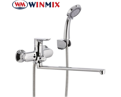 Смеситель для ванны длинный нос Winmix Premium Donna EURO (Chr-006), Польша