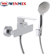 Змішувач для душової кабіни Winmix Premium EVA WHITE (Chr-003)
