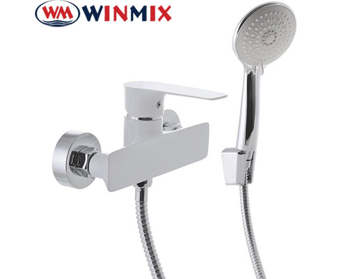 Змішувач для душової кабіни Winmix Premium EVA WHITE (Chr-003)