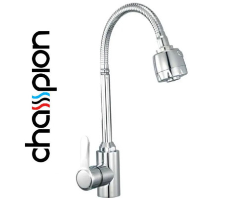 Смеситель для кухни рефлекторный Champion EZA-011 CHROME REFLECTOR, из нержавеющей стали