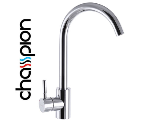 Смеситель для кухни Champion SUS-011-N CHROME, из нержавеющей стали