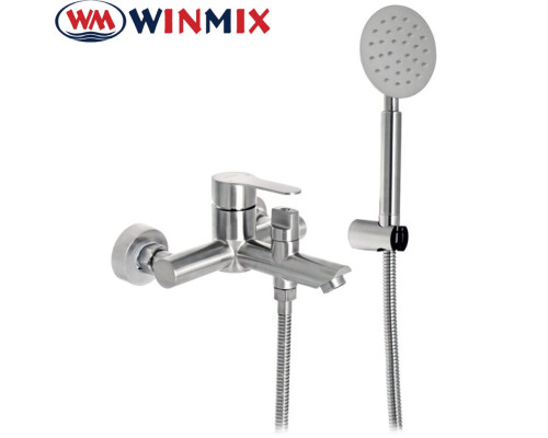 Змішувач для ванни короткий ніс WINMIX DAX EURO (Chr-142), Польща (нержавіюча сталь)