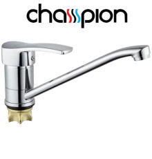 Смеситель для кухни елка на гайке 25см Champion Ped (Chr-555-279) Nut